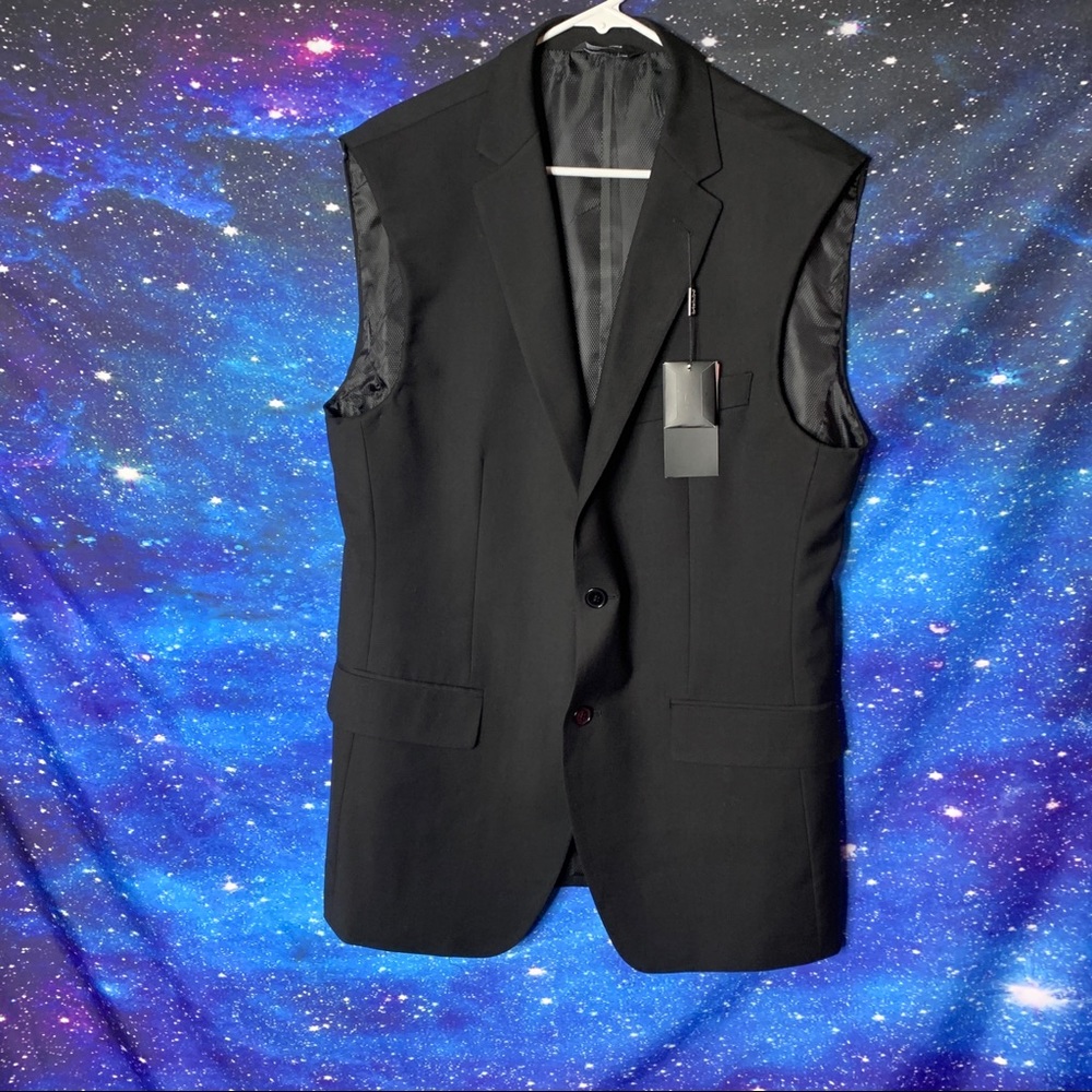 Angelo Rossi- Altered Black Suit Jacket size 40L